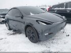 2022 Tesla Model Y Long Range Dual Motor All-wheel Drive Blue vin: 7SAYGDEE6NF450743