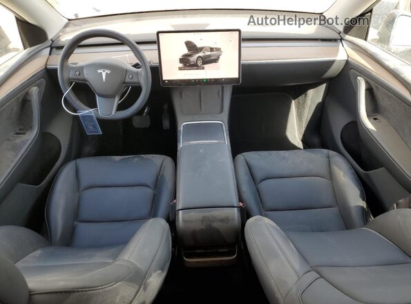 7SAYGDEE8PA153084 2023 TESLA MODEL Charcoal წინა პანელის ხედი