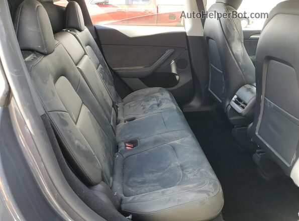 7SAYGDEE8PA153084 2023 TESLA MODEL Charcoal უკანა სავარძლების ხედი