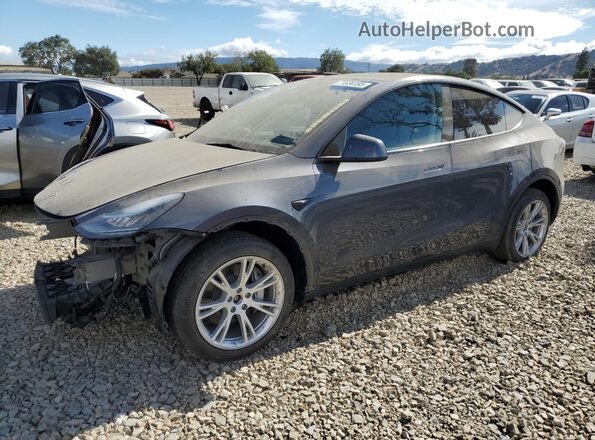 7SAYGDEE8PA153084 2023 TESLA MODEL Charcoal წინა მარცხენა ხედი სამი მეოთხედიდან
