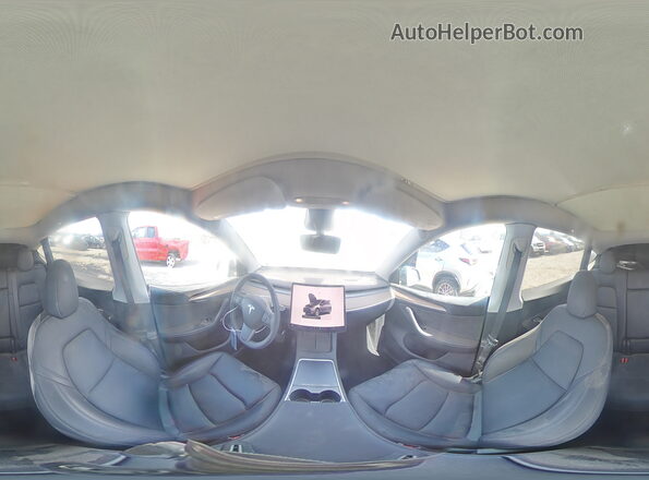 7SAYGDEE8PA153084 2023 TESLA MODEL Charcoal სალონის 360-გრადუსიანი ხედი