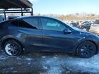 2025 Tesla Model Y Long Range Dual Motor All-wheel Drive Gray vin: 7SAYGDEE8SA367257