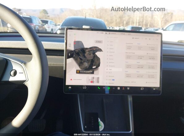 7SAYGDEE8TA460619 2026 TESLA MODEL Y Black Вид задніх сидінь