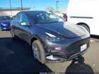 2024 Tesla Model Y Long Range Dual Motor All-wheel Drive Gray vin: 7SAYGDEE9RF114574