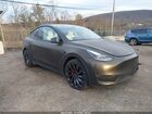 2022 Tesla Model Y Performance Dual Motor All-wheel Drive Gray vin: 7SAYGDEF9NF518140