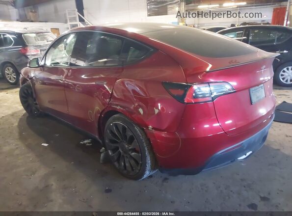 7SAYGDEFXSA352414 2025 TESLA MODEL Y Red Հետևի ձախ