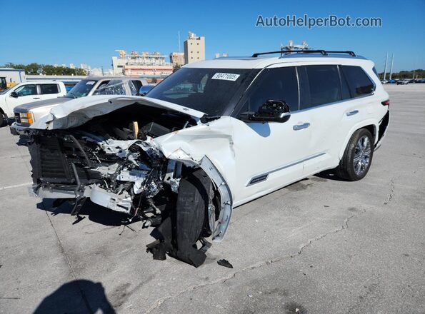 7SVAAAAA1RX003496 2024 TOYOTA SEQUOIA Белый Передняя левая четверть