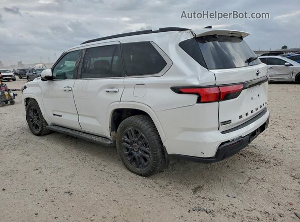7SVAAABA0RX038917 2024 TOYOTA SEQUOIA White Tył lewy