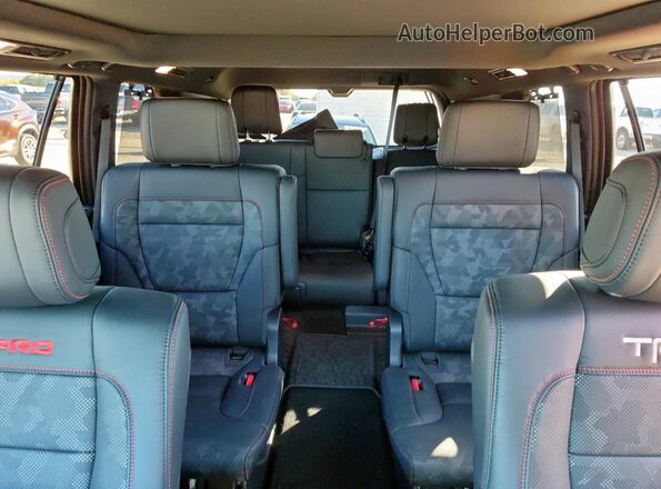 7SVAAABA0SX067579 2025 TOYOTA SEQUOIA Tan Vista de los asientos traseros