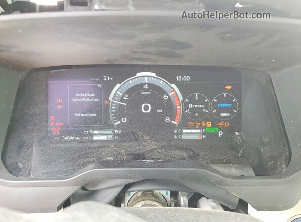 7SVAAABA1PX014834 2023 TOYOTA SEQUOIA Silver Vista del cuadro de instrumentos