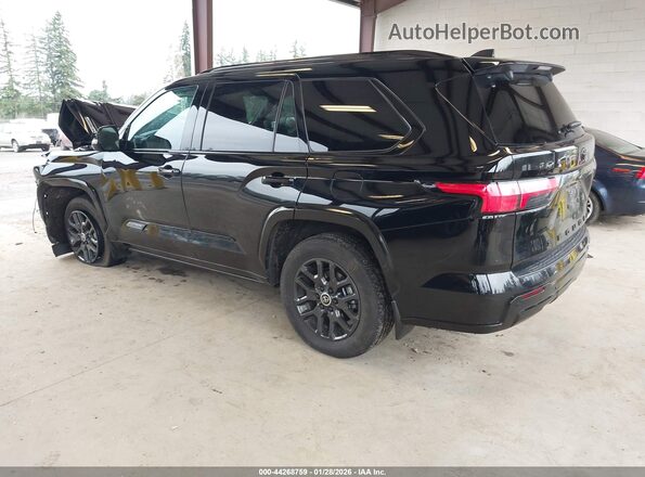 7SVAAABA4RX021151 2024 TOYOTA SEQUOIA Черный Задняя левая четверть