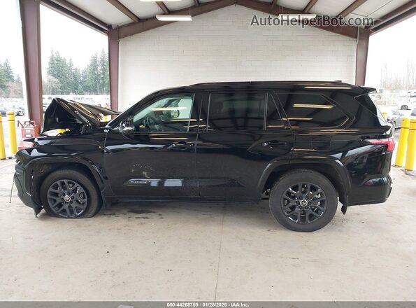 7SVAAABA4RX021151 2024 TOYOTA SEQUOIA Черный Вид задней части салона