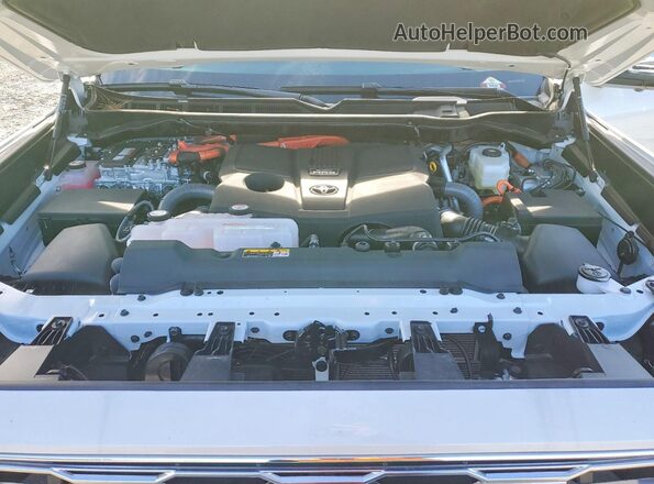 7SVAAABA5TX077249 2026 TOYOTA SEQUOIA White ძრავის განყოფილების ხედი