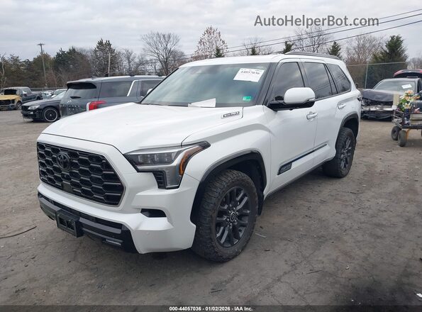 7SVAAABA7PX005703 2023 TOYOTA SEQUOIA White Передня ліва чверть