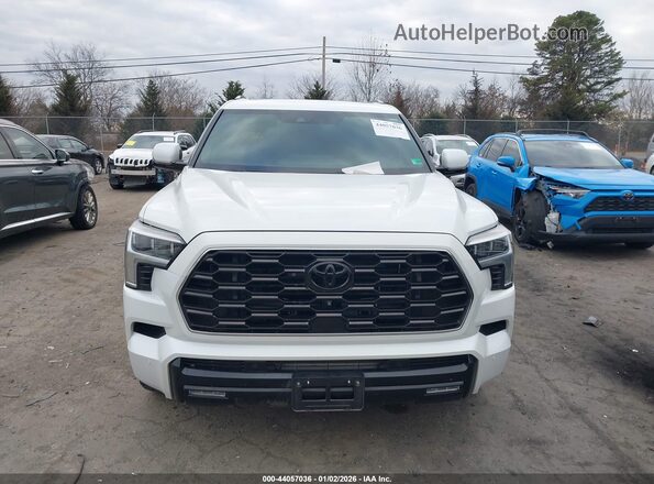 7SVAAABA7PX005703 2023 TOYOTA SEQUOIA White Вид щитка приладів