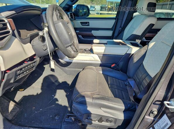 7SVAAABA9PX009624 2023 TOYOTA SEQUOIA Gray Widok wnętrza z przodu