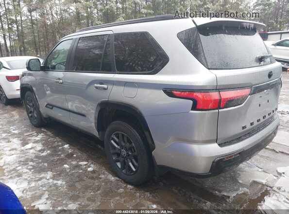 7SVAAABA9RX028385 2024 TOYOTA SEQUOIA Серый Задняя левая четверть