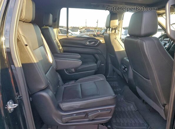 1GNSCCKD2NR122502 2022 CHEVROLET SUBURBAN Black Vista del compartimento del motor