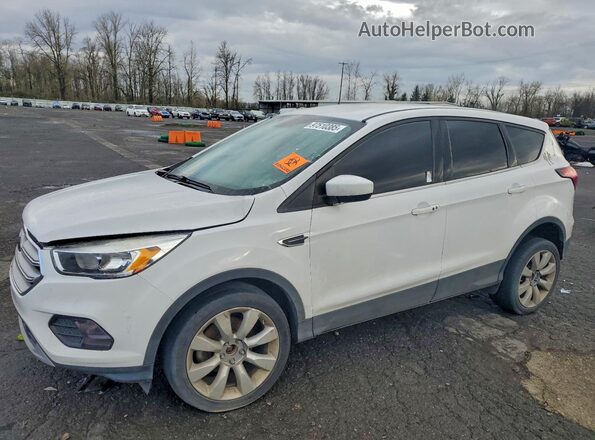 1FMCU0GD7KUB07399 2019 FORD ESCAPE White Trasero izquierdo