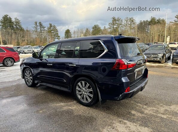JTJHY7AX2H4242774 2017 LEXUS LX Синий Передняя правая четверть