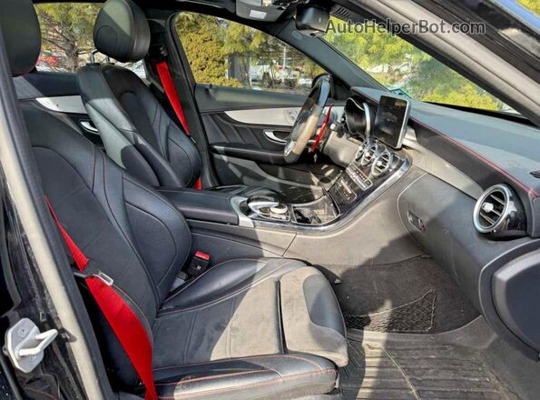55SWF6EB3GU152788 2016 MERCEDES-BENZ C-CLASS Black Widok zestawu wskaźników
