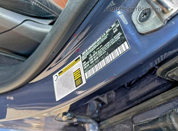 4JGFB8KB7RB116116 2024 MERCEDES-BENZ GLE-CLASS Синий Вид задней части салона