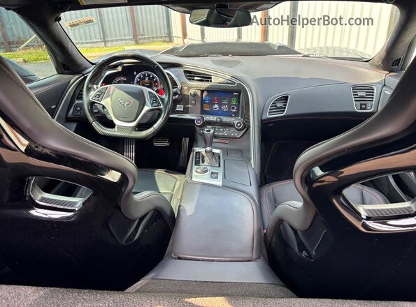 1G1Y52D97K5802374 2019 CHEVROLET CORVETTE Синий Вид задних сидений