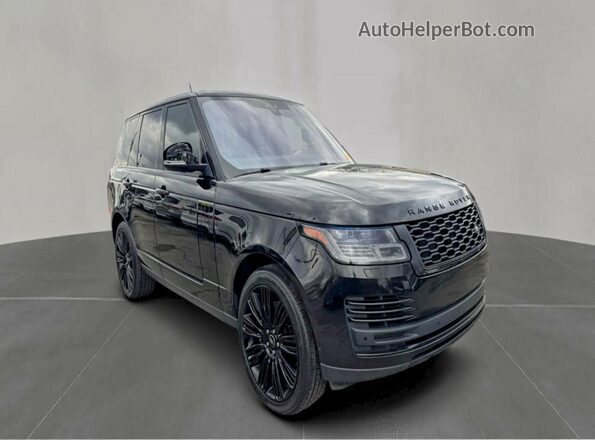 SALGS2RU8NA467056 2022 LAND ROVER RANGE Черный Передняя левая четверть