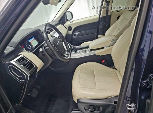 SALWR2RU8KA862566 2019 LAND ROVER RANGE ROVER Синий Вид подкапотного пространства