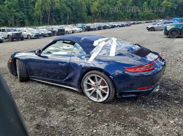WP0CB2A98JS147463 2018 PORSCHE 911 Blue Tył prawy