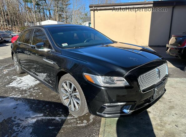 1LN6L9UK9H5617828 2017 LINCOLN CONTINENTA Черный Задняя левая четверть