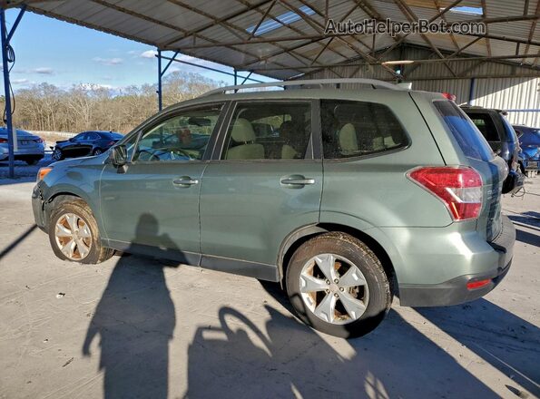 JF2SJADC1GH538221 2016 SUBARU FORESTER 2.5 Зеленый Задняя правая четверть