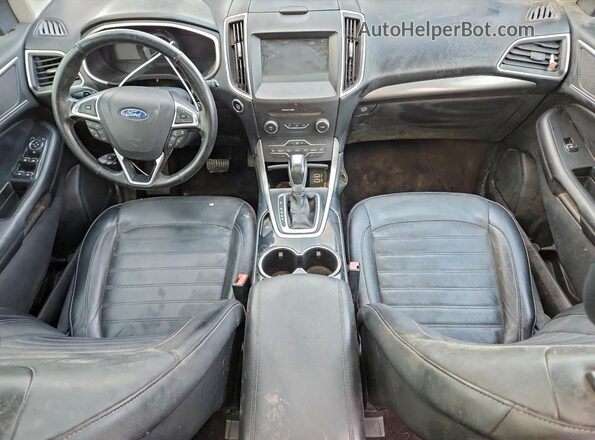 2FMPK3J9XGBB94595 2016 FORD EDGE Gray Vista del cuadro de instrumentos