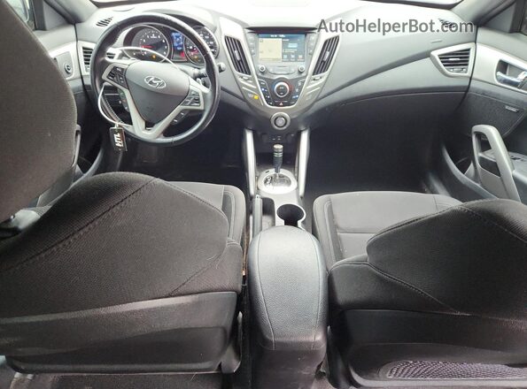 KMHTC6AD6HU315619 2017 HYUNDAI VELOSTER Серебряный Вид щитка приборов