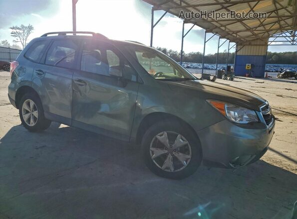JF2SJADC1GH538221 2016 SUBARU FORESTER 2.5 Зеленый Вид спереди