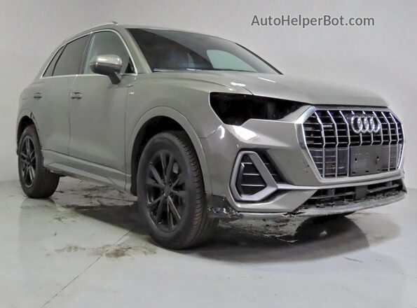 WA1DECF39M1153959 2021 AUDI Q3 Gray Trasero izquierdo