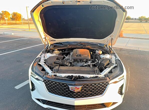1G6DF5RK3L0139547 2020 CADILLAC CT4 Белый Вид панели приборов