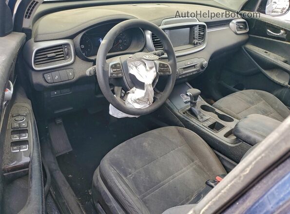 5XYPGDA50KG471428 2019 KIA SORENTO Синий Вид щитка приборов