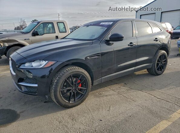 SADCS2BN1HA492429 2017 JAGUAR F-PACE Черный Задняя левая четверть