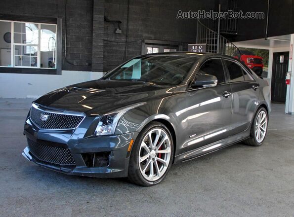 1G6AN5RY2G0133402 2016 CADILLAC ATS-V Серый Задняя правая четверть