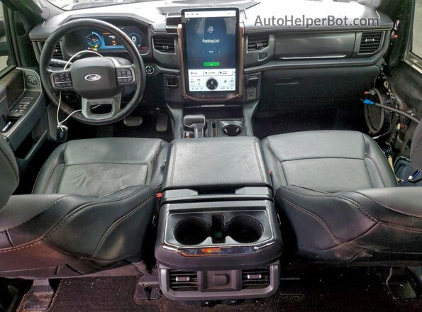 1FTVW1ELXNWG15270 2022 FORD F-150 LIGHTNING Черный Вид щитка приборов