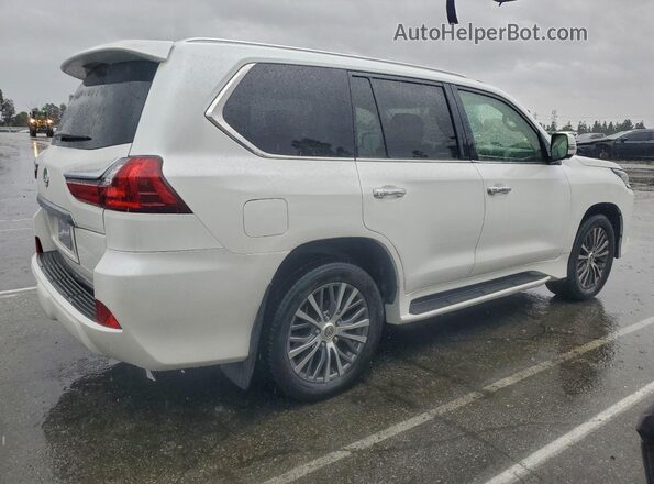 JTJHY7AX9J4264566 2018 LEXUS LX Белый Передняя правая четверть