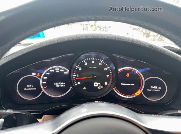 WP1AA2AY2LDA02233 2020 PORSCHE CAYENNE Blue Սարքավորումների վահանակի տեսք