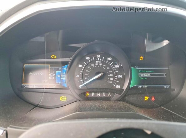 2FMPK3K90KBC15770 2019 FORD EDGE Maroon Vista de los asientos traseros