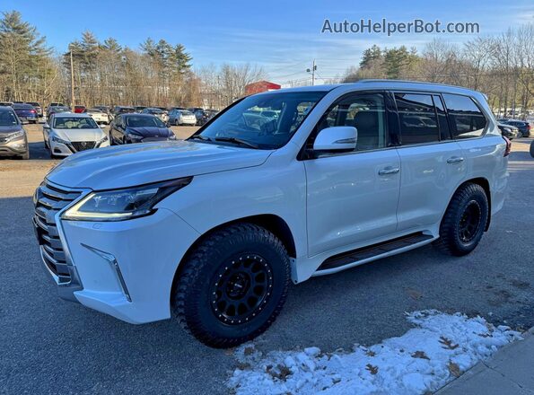 JTJHY7AX5H4247578 2017 LEXUS LX570 Белый Задняя правая четверть