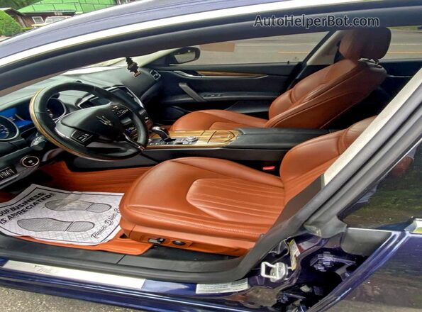 ZAM57YTL2J1270859 2018 MASERATI GHIBLI Синий Вид сзади