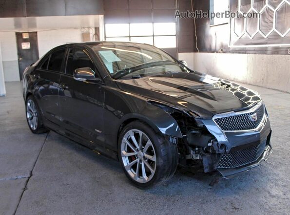 1G6AN5RY2G0133402 2016 CADILLAC ATS-V Серый Задняя левая четверть