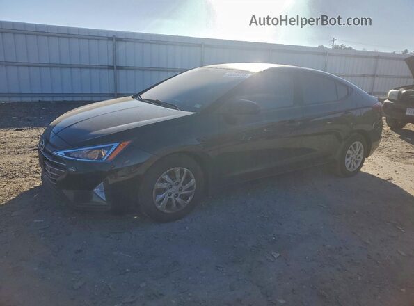 KMHD74LF4KU859331 2019 HYUNDAI ELANTRA Black Trasero izquierdo
