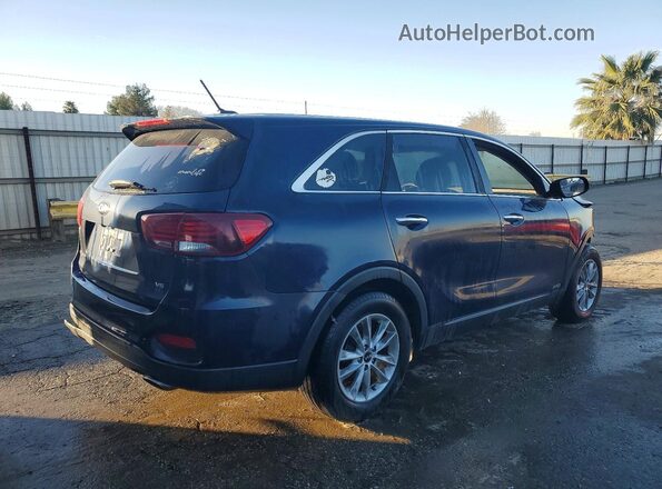 5XYPGDA50KG471428 2019 KIA SORENTO Синий Передняя правая четверть