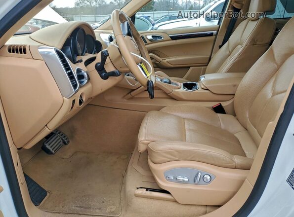 WP1AE2A20HLA69345 2017 PORSCHE CAYENNE White წინა პანელის ხედი